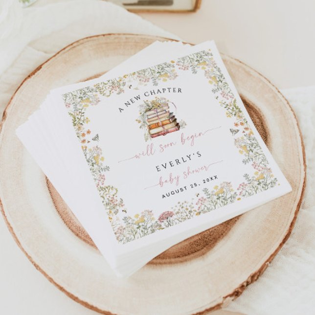 Chica Wildflower del papel de la servilleta de Bab (Subido por el creador)