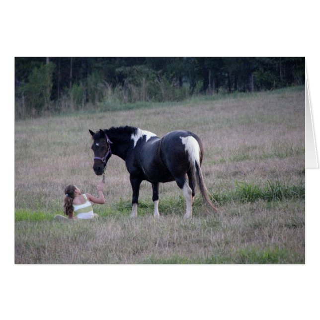 chica y caballo (Anverso (Horizontal))