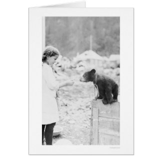 Chica y Seward Bear, Alaska 1912