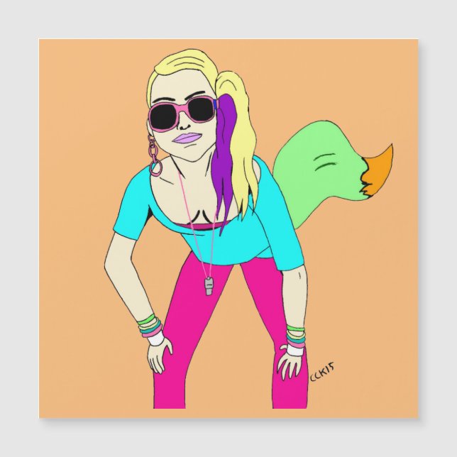 chica zorro de los años 80 (Anverso)