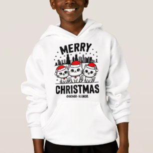 Chicago City Illinois Feliz Navidad USA