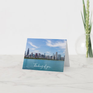 Chicago Day Cityscape Pensando En Tu Tarjeta