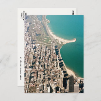 Chicago, Ill Tarjeta postal de vista aérea