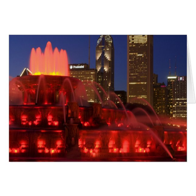 Chicago, Illinois, Fuente Buckingham (Anverso (Horizontal))