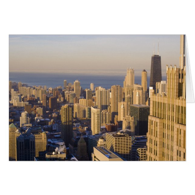 Chicago, Illinois, Skyline desde la torre Sears (Anverso (Horizontal))