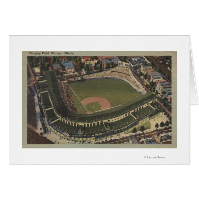 Chicago, Illinois - Wrigley Field Cubs (Anverso (Horizontal))