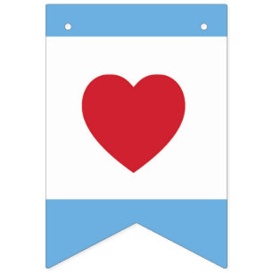Chicago Love Banderas de Bungalding