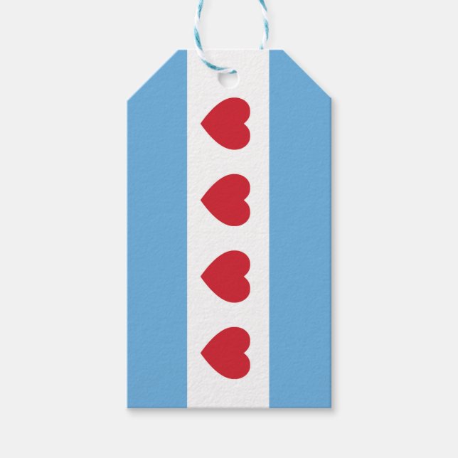 Chicago Love | Etiquetas de regalo (Anverso)