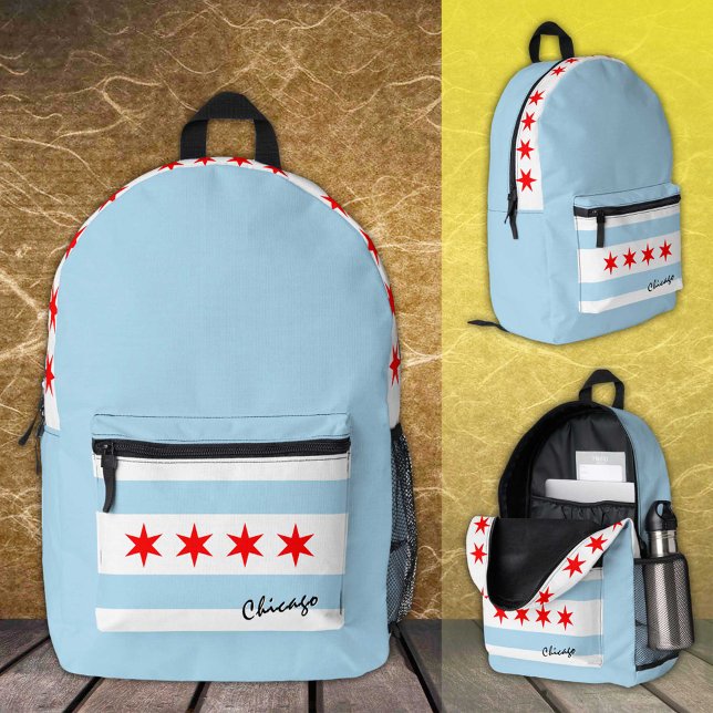 Chicago, mochila, Bolsa de Bandera de Chicago, Ill (Subido por el creador)