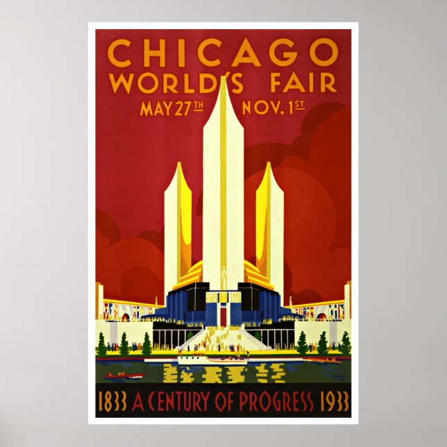 Chicago: Posters de Viajes de la Vieja (Frente)