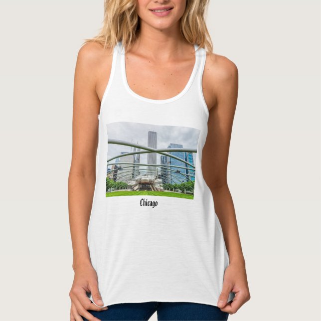 Chicago Pritzker Pavilion Tank Top (Anverso)