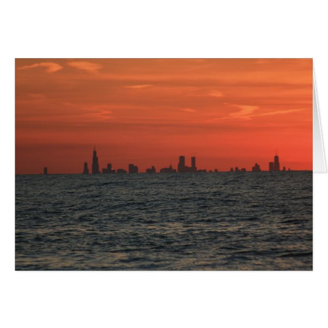 Chicago Sunset (Anverso (Horizontal))