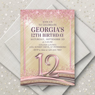Chicas 12ª invitación por cumpleaños