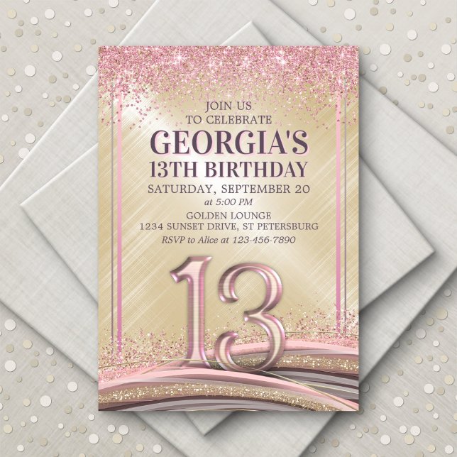 Chicas 13.ª invitación por cumpleaños (Subido por el creador)