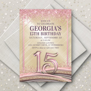 Chicas 15ª invitación por cumpleaños