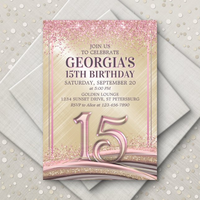 Chicas 15ª invitación por cumpleaños (Subido por el creador)