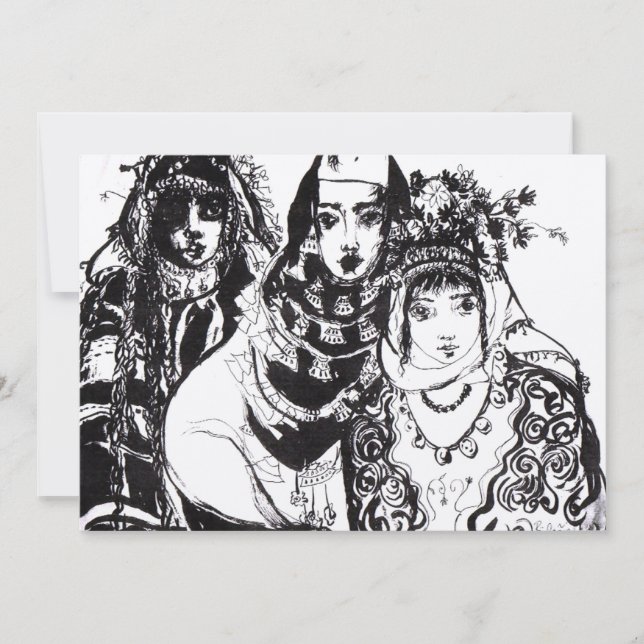 CHICAS ANATOLIANOS Red Black Floral Swirls Monogra (Anverso)