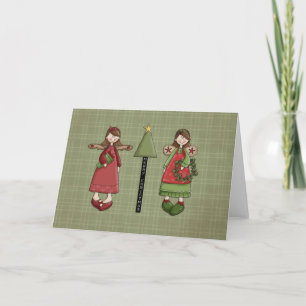 Chicas Ángeles de Navidad