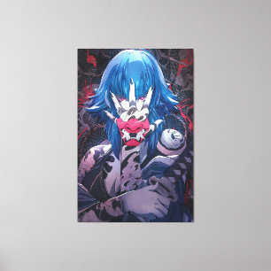 Chicas anime Lienzo Premium Enrollado (Brillo)