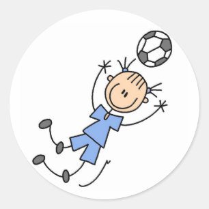 Chicas azules Pegatina de fútbol