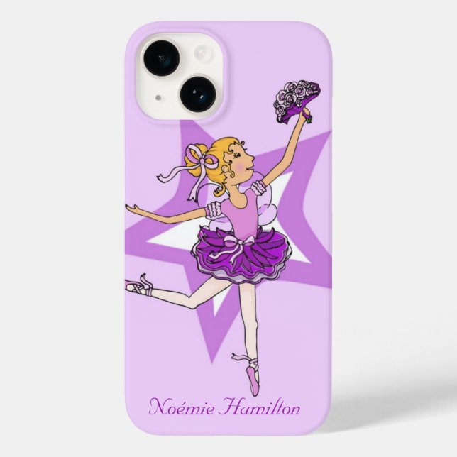 Chicas bailarina rubia iphone apenas funda (Reverso )