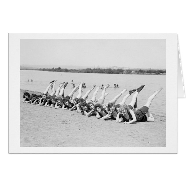 chicas bailarines de los años 1920 (Anverso (Horizontal))