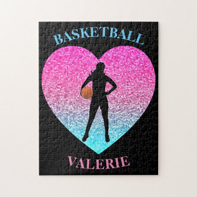 Chicas Baloncesto Jigsaw Puzzle (Vertical)