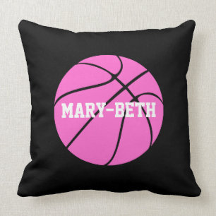 Chicas Basketball Nombre personalizado Cojín decor