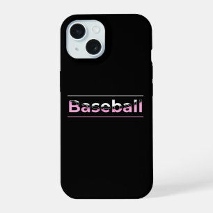Chicas Béisbol - Tipografía Geométrica Rosa