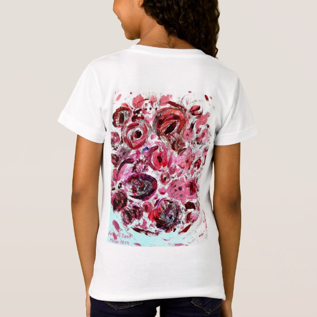 Chicas Bellas camisetas de Jersey apasionados (Reverso)