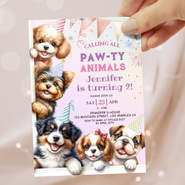 Chicas Cachorro deja a Pawty segunda invitación de (Subido por el creador)