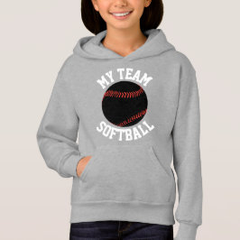 Chicas Camisas sudaderas Black & White Fastpitch