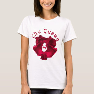 Chicas camiseta a la reina