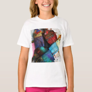 Chicas Camiseta Básica BRUSHES