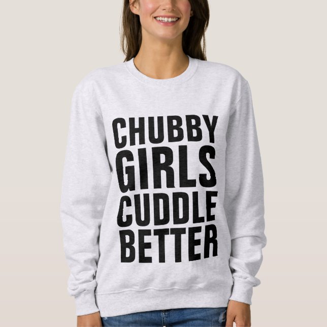 CHICAS CHUBBY CUDDLE MEJOR, camisetas (Anverso)