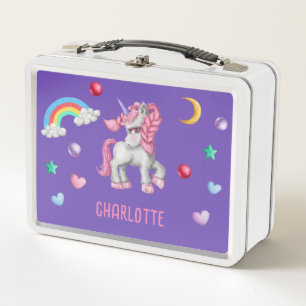 Chicas cortan escuela de niños Boho Unicorn y Rain