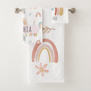 Chicas cortan las aromas y flores de color boho