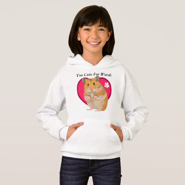 Chicas Cute Hamster T Shirt (Anverso completo)