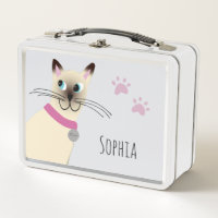 Chicas Cute Seal Point Siamese Cat Personalizados