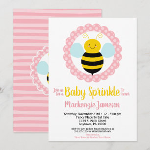 Chicas de abejas con burbujas, invitación a rociar