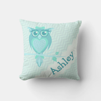 Chicas de Aqua con la almohada del cojín de owl ch