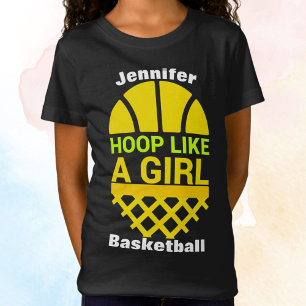 Chicas De Baloncesto Como Una Camiseta Chica