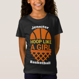 Chicas De Baloncesto Como Una Camiseta Chica