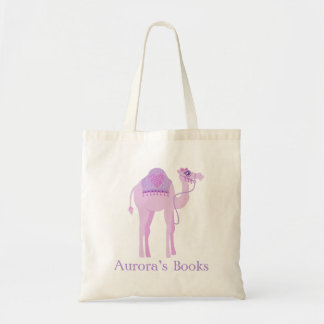 Chicas de camellos de la bolsa de la biblioteca pú