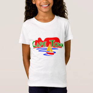 Chicas de Cape Town Suráfrica o camisetas de los