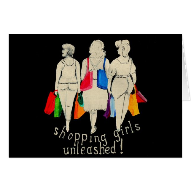 Chicas de compras provocados (Anverso (Horizontal))