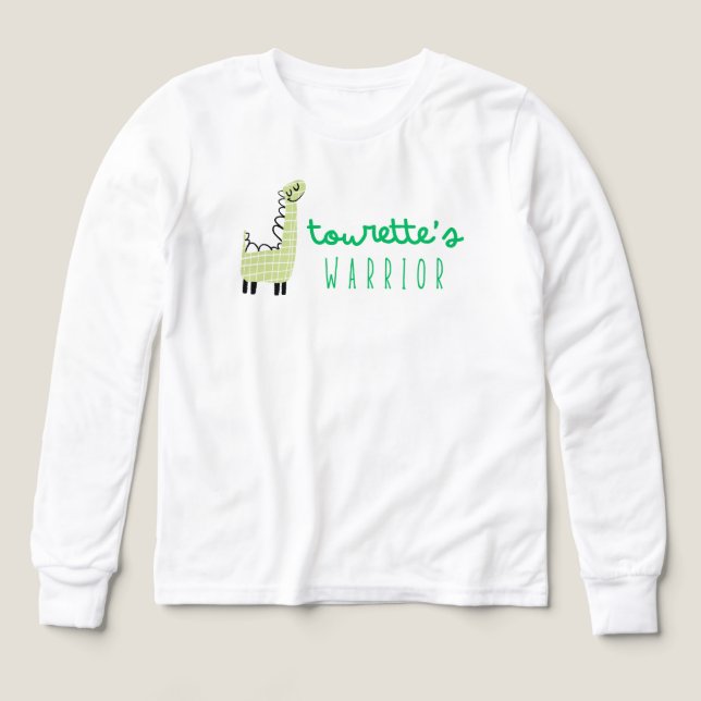 chicas de concientización guerrera de tourette (Diseño frontal)