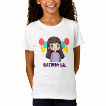 chicas de cumpleaños Fine Jersey T-Shirt