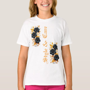 Chicas de diseño moderno camiseta por estilo y cui
