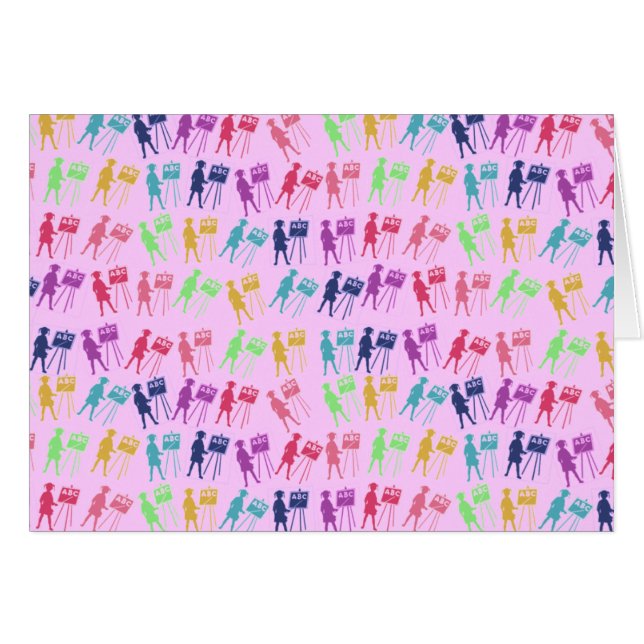 Chicas de escuelas con lluvia (Anverso (Horizontal))